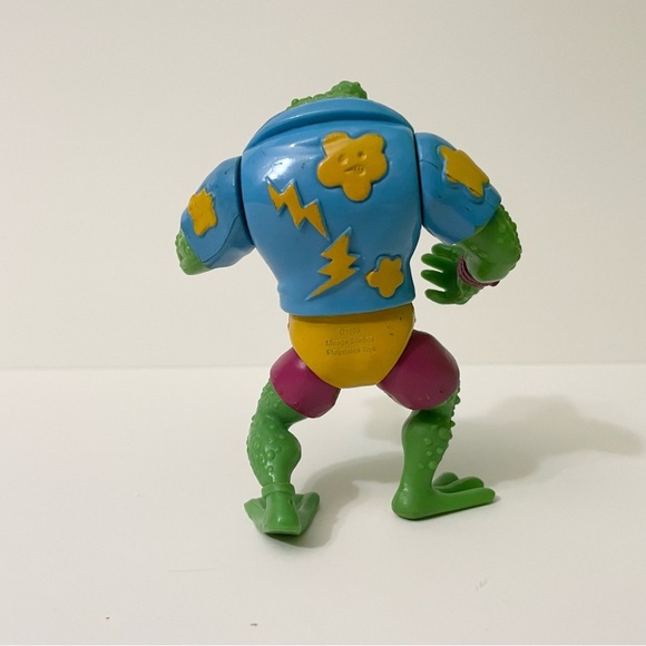 Vintage 1989 Teenage Mutant Ninja Turtles Genghis Frog Action Figure TMNT - Picture 6 of 16